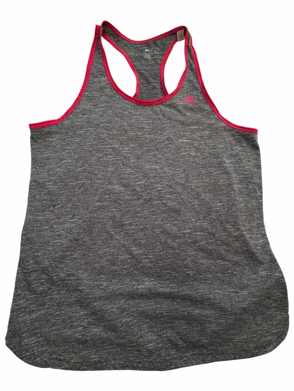 Adidas Climalite heather gray racerback workout tank top-Size Large